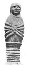 Greek infant tied up in bandages